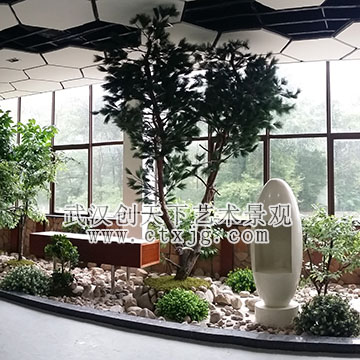 河南-鸟展馆-仿真植物造景工程